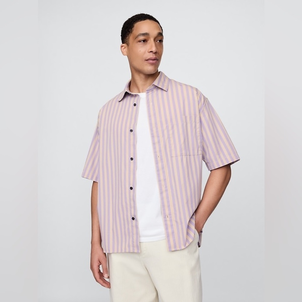 Organic Cotton Oversized Poplin Shirt